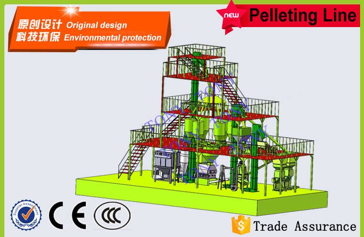 10T/hour Stereoscopic Feed Pellet