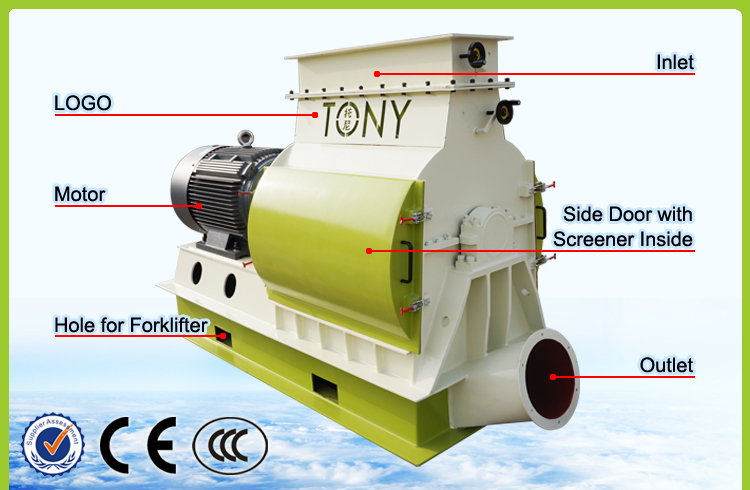 Single Shaft High-efficiency Hammer